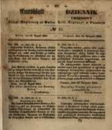 Amtsblatt der Königlichen Regierung zu Posen. 1854.08.15 Nro.33