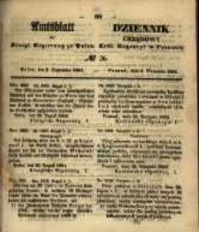 Amtsblatt der Königlichen Regierung zu Posen. 1854.09.05 Nro.36