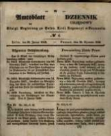 Amtsblatt der Königlichen Regierung zu Posen. 1848.01.25 Nro.4