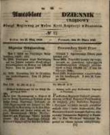 Amtsblatt der Königlichen Regierung zu Posen. 1848.03.22 Nro.12