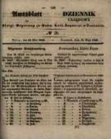 Amtsblatt der Königlichen Regierung zu Posen. 1848.05.17 Nro.20