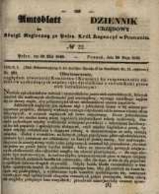Amtsblatt der Königlichen Regierung zu Posen. 1848.05.31 Nro.22