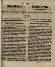Amtsblatt der Königlichen Regierung zu Posen. 1848.06.14 Nro.24