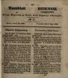 Amtsblatt der Königlichen Regierung zu Posen. 1848.07.05 Nro.27