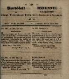 Amtsblatt der Königlichen Regierung zu Posen. 1848.07.28 Nro.30