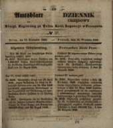 Amtsblatt der Königlichen Regierung zu Posen. 1848.09.13 Nro.37