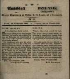 Amtsblatt der Königlichen Regierung zu Posen. 1848.09.20 Nro.38