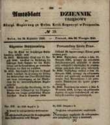 Amtsblatt der Königlichen Regierung zu Posen. 1848.09.27 Nro.39