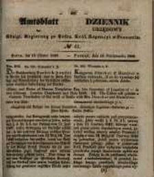 Amtsblatt der Königlichen Regierung zu Posen. 1848.10.11 Nro.41
