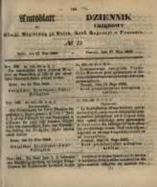 Amtsblatt der Königlichen Regierung zu Posen. 1856.05.27 Nro.22