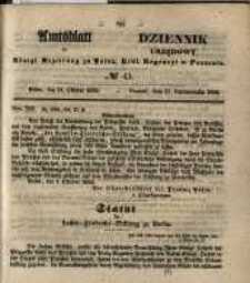 Amtsblatt der Königlichen Regierung zu Posen. 1856.10.21 Nro.43