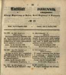 Amtsblatt der Königlichen Regierung zu Posen. 1856.12.02 Nro.49