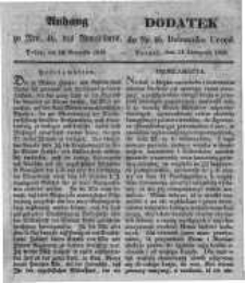 Dodatek do Nr. 46. Dziennika Urzęd. Poznań, 14. Listopada 1848.