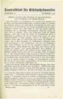 Zentralblatt für Bibliothekswesen. 1928.11 Jg.45 heft 11