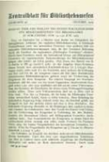 Zentralblatt für Bibliothekswesen. 1929.10 Jg.46 heft 10