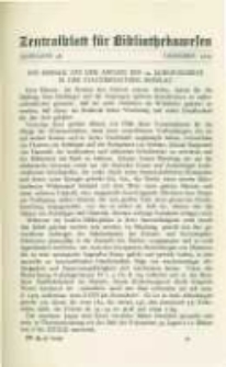 Zentralblatt für Bibliothekswesen. 1929.12 Jg.46 heft 12