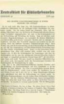 Zentralblatt für Bibliothekswesen. 1924.06 Jg.48 heft 6