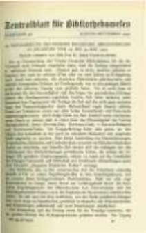 Zentralblatt für Bibliothekswesen. 1924.08-09 Jg.48 heft 8-9
