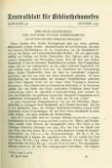 Zentralblatt für Bibliothekswesen. 1924.10 Jg.48 heft 10