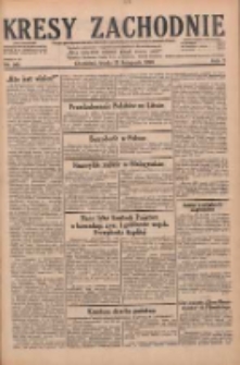 Kresy Zachodnie: pismo poświęcone obronie interesów narodowych na zachodnich ziemiach Polski 1929.11.13 R.7 Nr261