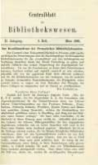 Centralblatt für Bibliothekswesen. 1885.03 Jg.2 heft 3