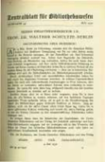 Zentralblatt für Bibliothekswesen. 1932.05 Jg.49 heft 5