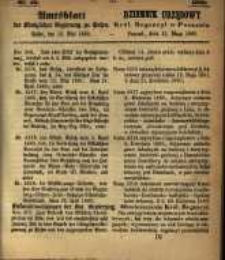 Amtsblatt der Königlichen Regierung zu Posen. 1860.05.15 Nro.20