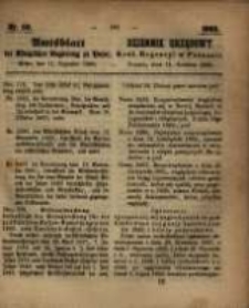 Amtsblatt der Königlichen Regierung zu Posen. 1860.12.11 Nro.50
