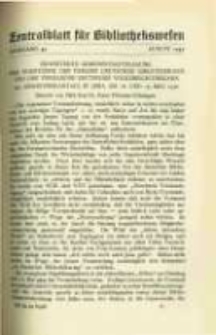 Zentralblatt für Bibliothekswesen. 1932.08 Jg.49 heft 8