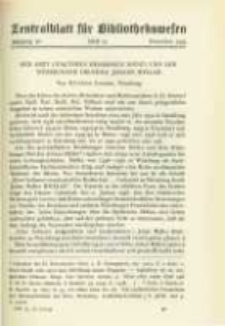 Zentralblatt für Bibliothekswesen. 1935.12 Jg.52 heft 12