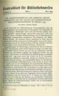 Zentralblatt für Bibliothekswesen. 1934.03 Jg.51 heft 3