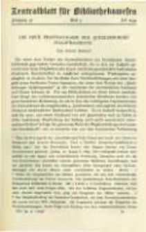 Zentralblatt für Bibliothekswesen. 1934.07 Jg.51 heft 7