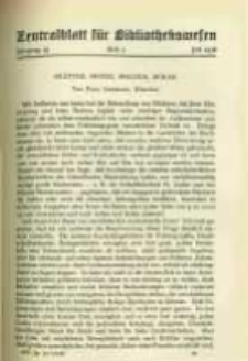 Zentralblatt für Bibliothekswesen. 1936.07 Jg.53 heft 7