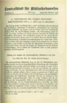 Zentralblatt für Bibliothekswesen. 1936.09-10 Jg.53 heft 9-10