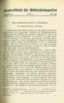 Zentralblatt für Bibliothekswesen. 1938.05 Jg.55 heft 5