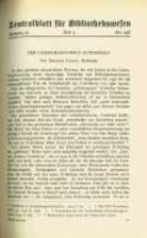 Zentralblatt für Bibliothekswesen. 1938.05 Jg.55 heft 5