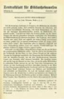 Zentralblatt für Bibliothekswesen. 1938.12 Jg.55 heft 12