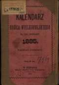 Kalendarz Gońca Wielkopolskiego na rok 1885.