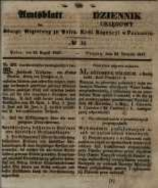 Amtsblatt der Königlichen Regierung zu Posen. 1847.08.24 Nro.34