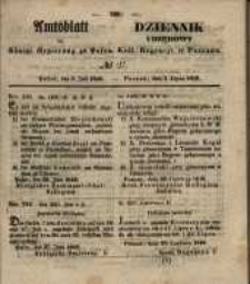 Amtsblatt der Königlichen Regierung zu Posen. 1849.07.03 Nr.27