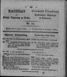 Amtsblatt der Königlichen Regierung zu Posen. 1823.06.03 Nro.22