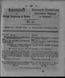 Amtsblatt der Königlichen Regierung zu Posen. 1823.08.05 Nro.31