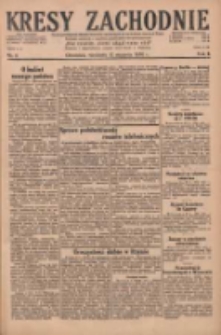 Kresy Zachodnie: pismo poświęcone obronie interes&oacute;w narodowych na zachodnich ziemiach Polski 1930.01.12 R.8 Nr9