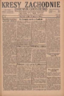 Kresy Zachodnie: pismo poświęcone obronie interes&oacute;w narodowych na zachodnich ziemiach Polski 1930.01.24 R.8 Nr19