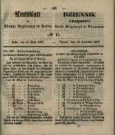 Amtsblatt der Königlichen Regierung zu Posen. 1857.04.14 Nro.15