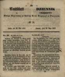 Amtsblatt der Königlichen Regierung zu Posen. 1857.05.26 Nro.21