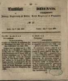 Amtsblatt der Königlichen Regierung zu Posen. 1857.07.07 Nro.27