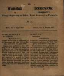Amtsblatt der Königlichen Regierung zu Posen. 1857.08.04 Nro.31