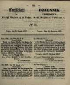 Amtsblatt der Königlichen Regierung zu Posen. 1857.08.25 Nro.34