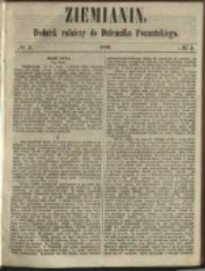 Ziemianin. Dodatek rolniczy do Dziennika Poznańskiego 1860 Nr2